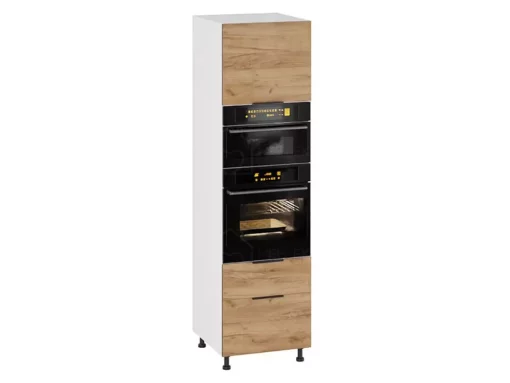 SPM60SS2/71 HOCHSCHRANK FÜR EINBAUBACKOFEN UND MIKROWELLE MIT ZWEI SCHUBLADEN 60 CM